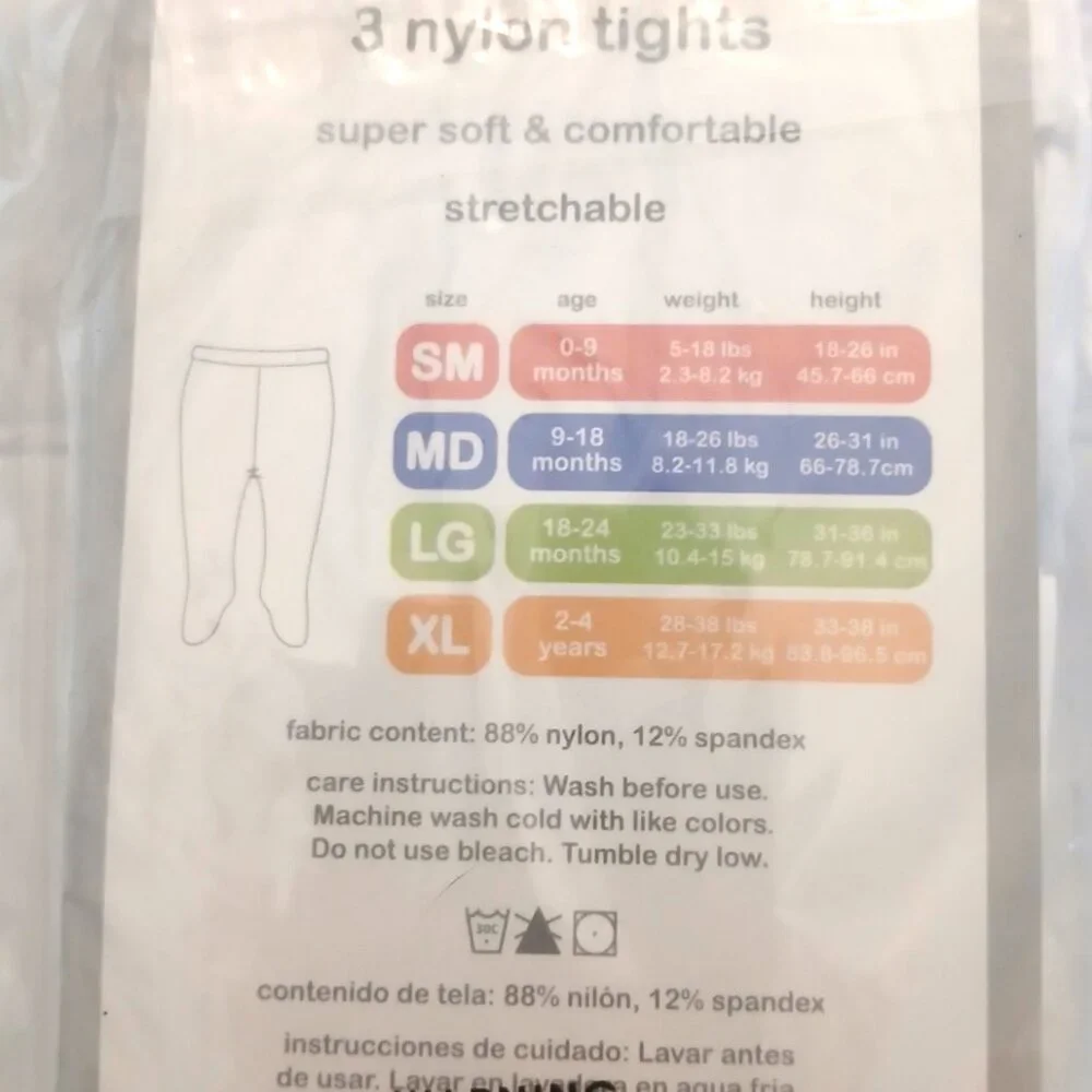 Gerber 3 pack socks and Lovable Friends 3 pair Tights